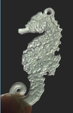 Pendentif Hippocampe en verre