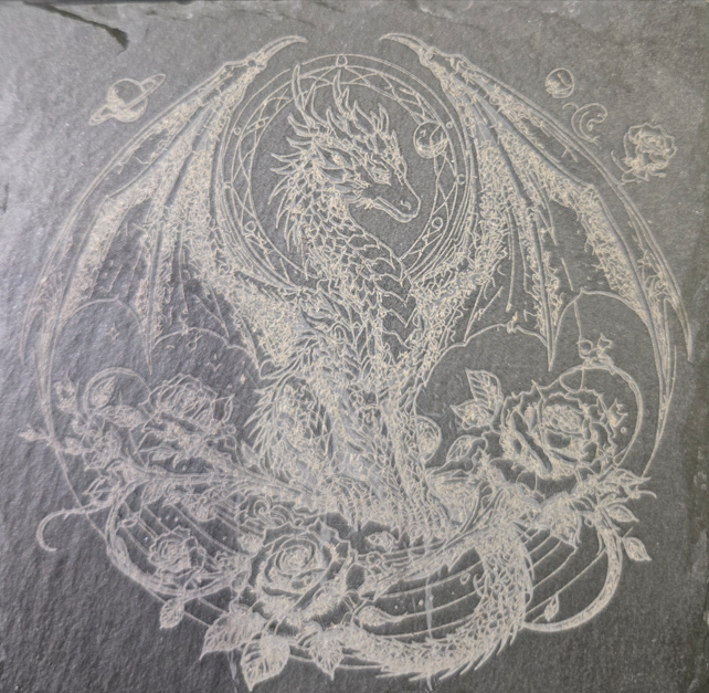 Sous-verres - Dragon Majestueux